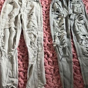 Two American eagle jeans